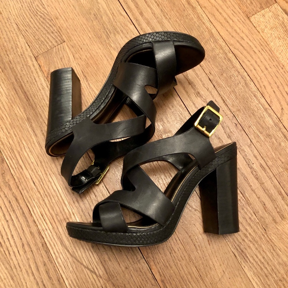 LAUREN Ralph Lauren Fabia Dress Sandal Black